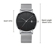 RELOJ ACERO INOXIDABLE CON CALENDARIO