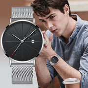 RELOJ ACERO INOXIDABLE CON CALENDARIO