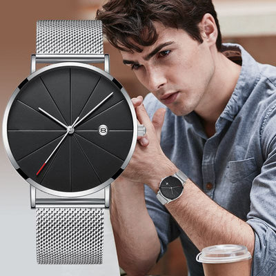 RELOJ ACERO INOXIDABLE CON CALENDARIO