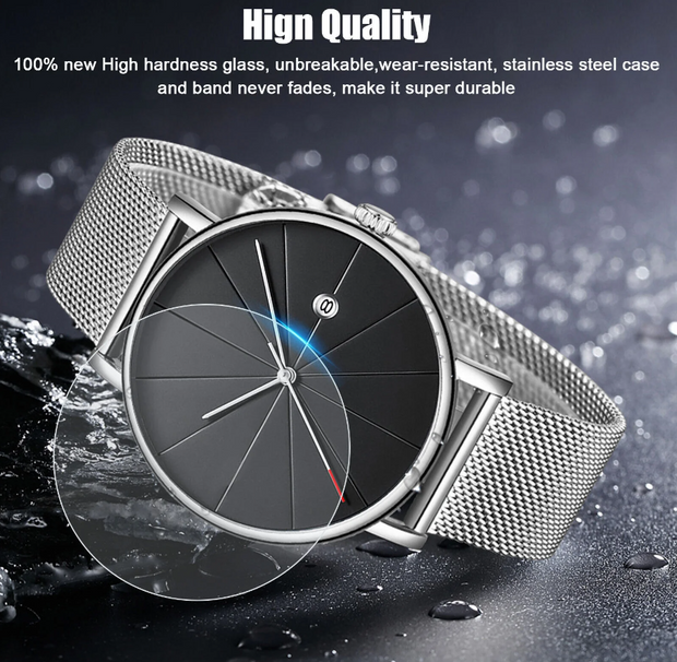 RELOJ ACERO INOXIDABLE CON CALENDARIO