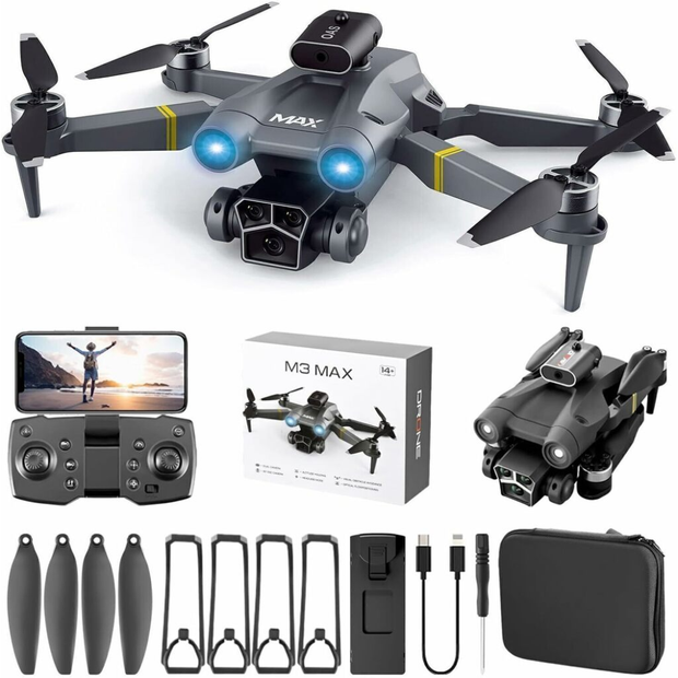 Drone M3 MAX Sensor Obstaculo 2 Cámaras